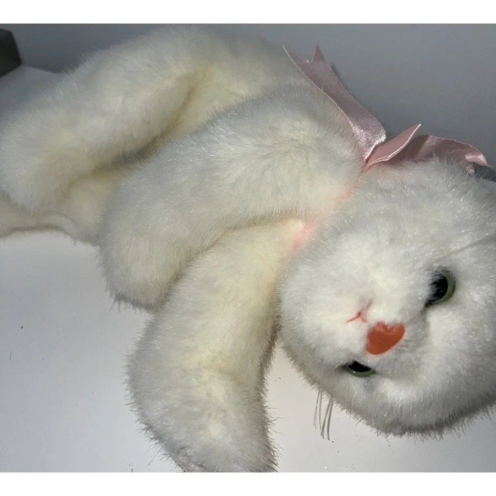 (B20/1)TY Classic Crystal Cat Plush Kitten Floppy 12